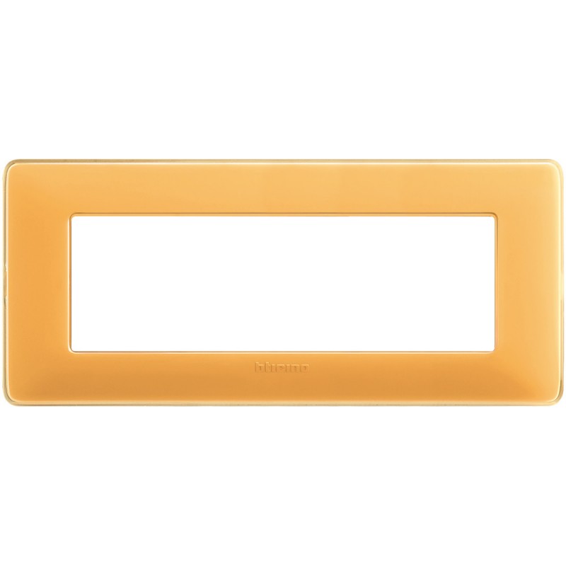 Placca Bticino Matix 6 moduli ambra AM4806CAB Placca Bticino Matix 6 moduli ambra AM4806CAB